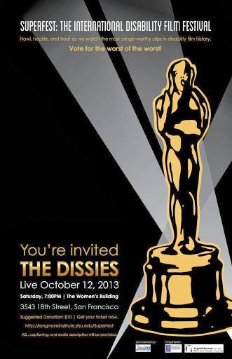 Dissies poster mimicking Academy Awards, from Superfest 2013