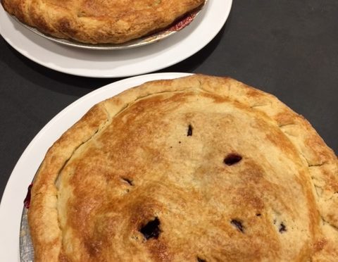 Two perfectly flaky pies