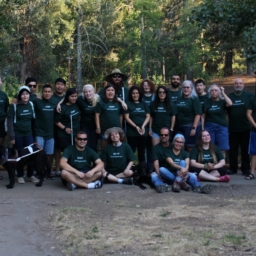 2021 EHC staff poses for a group photo outdoors