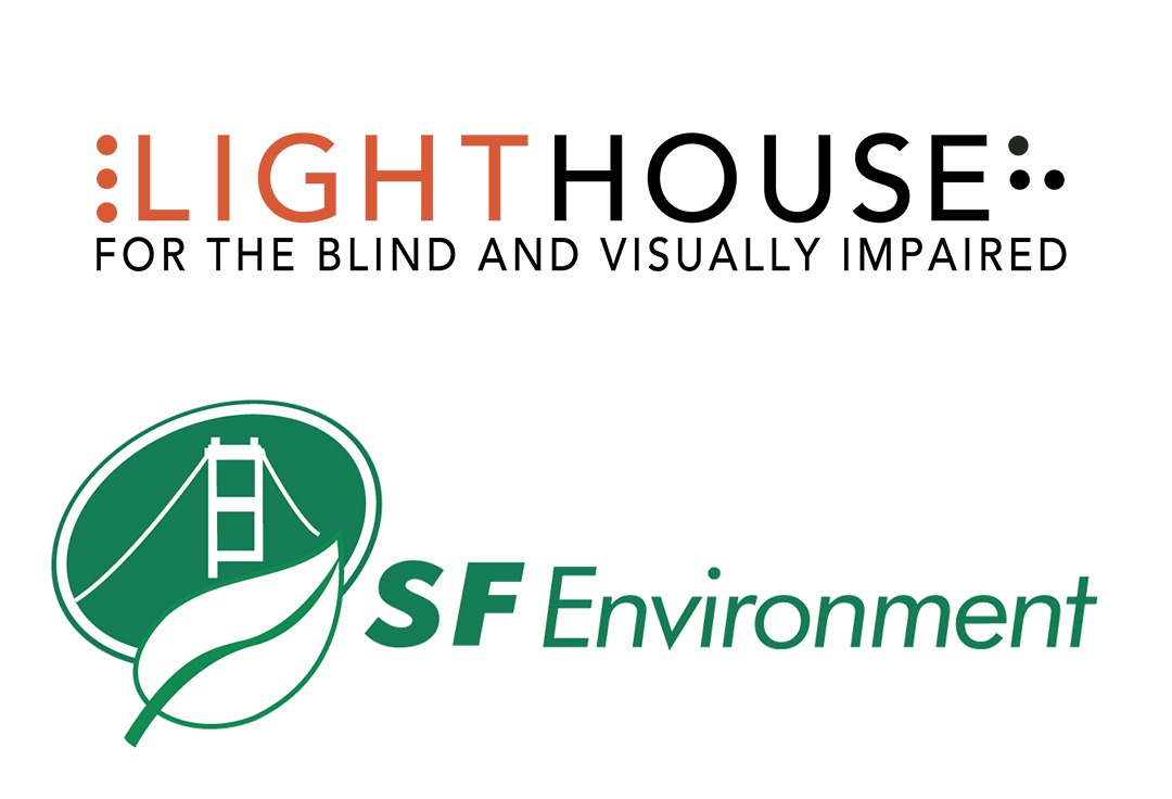 Composite image of LightHouse logo and the San Francisco Department of Environment logo