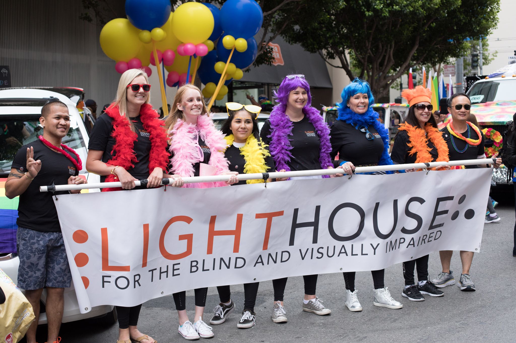 Happy Pride Month! Since 1970, June has been proclaimed Pride Month worldwide, and is a time to celebrate, honor, and acknowledge the LGBTQ+ community. LightHouse has been a proud San Francisco Pride Parade participant for many years, and while we aren’t marching this year, we’re excited to bring accessibility to some exciting new Pride events next week. 20th Annual Trans March This year, LightHouse will be tabling at the 20th annual Trans March next Friday, June 23, at Dolores Park in San Francisco. Come and enjoy live performances, check out local vendors, and discover new community resources for members, friends and allies of the trans and gender non-conforming community. Here’s a rundown of the day: 11:00 am: Señora Felicia Flames Intergenerational Brunch 3 00 pm: Trans March Stage & Performances 3:00 pm: Resource Fair: Explore a range of resources, organizations, and initiatives that support the transgender and gender non-conforming community. Learn about the latest advancements, access vital information, and discover ways to get involved and make a positive impact. 6:00 pm: The March - Hit the streets with pride as we march through iconic neighborhoods, raising awareness and visibility for the transgender and gender non-conforming community. Let’s show the world the strength of our unity and demand equality and respect for all. 7:00 pm: Bustin’ Out Afterparty by TGIJP For updates, volunteer opportunities, and more information, visit transmarch.org. Rainbow Oasis Also next weekend, LightHouse is hosting a fun, accessible, and interactive Pride event Rainbow Oasis! Make the LightHouse HQ your Pride Festival home base on Saturday, June 24. Hang out with friends, enjoy refreshments, find a quiet place to relax away from the crowds and play some favorite rainbow games including Braille Uno and tactile Twister. In addition, volunteers will be available for guides and visual interpretation to visit the Pride Festival at Civic Center, which will have concerts, vendors, and more. RSVPs are required for this event. Please get your RSVPs to Daisy Soto at DSoto@lighthosue-sf.org or 415-694-7328 by Thursday, June 22. We can’t wait to celebrate Pride Month with you all next weekend!