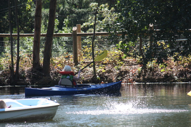 Paddle boating on Lake Lokoya at Enchanted Hills